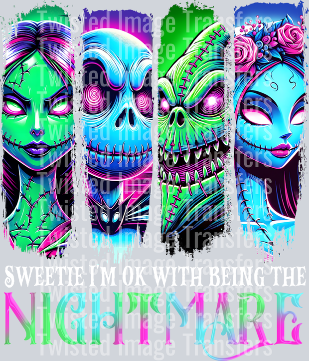 Neon Nightmare Paint Strokes