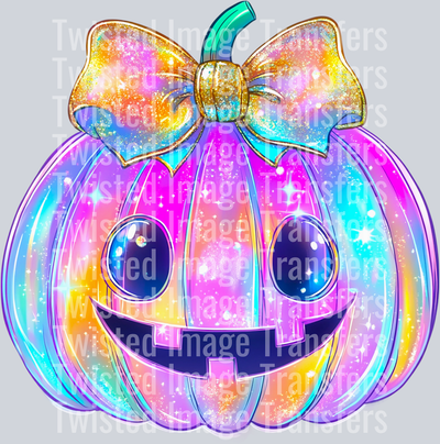 Iridescent Tri Colored Pumpkin