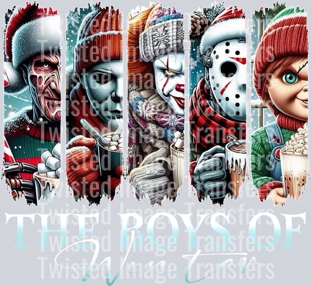 Paint Strokes Christmas Boys