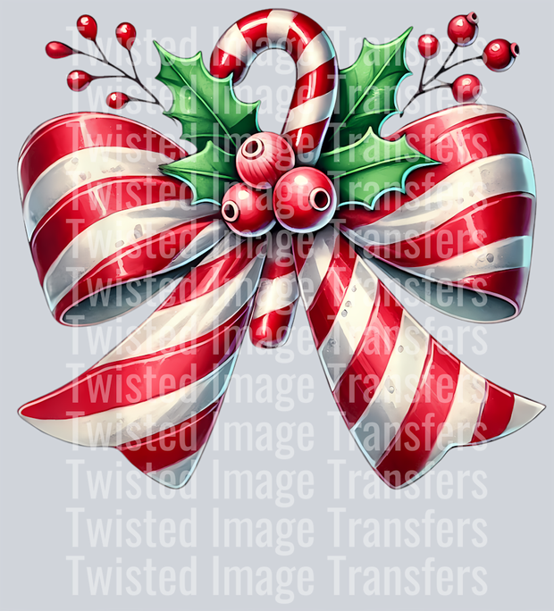 Christmas Bow & Holly