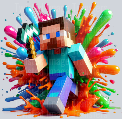 Color Drip Man Minecraft