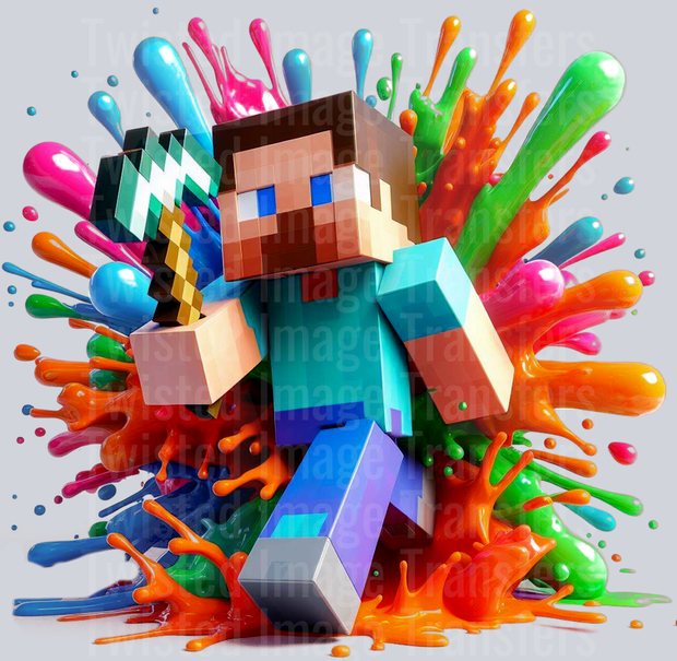 Color Drip Man Minecraft