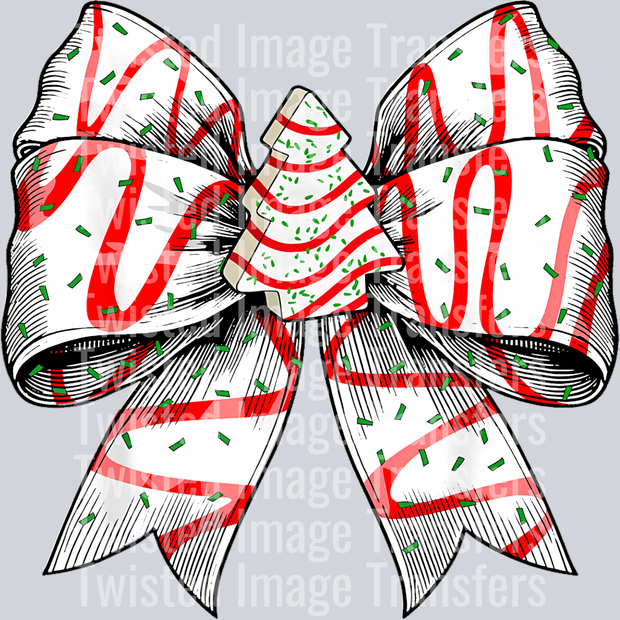 Christmas Cake Bow