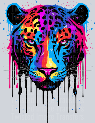 Cheetah Color Drip