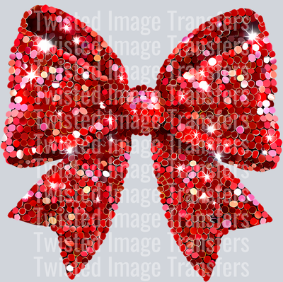Christmas Sequin Bow