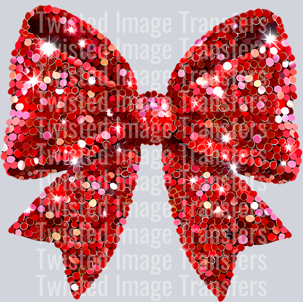Christmas Sequin Bow