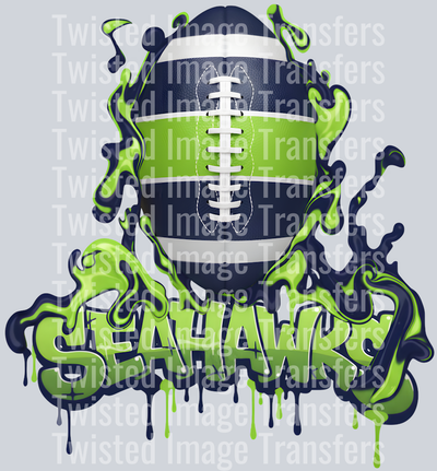 Color Drip Seahawks