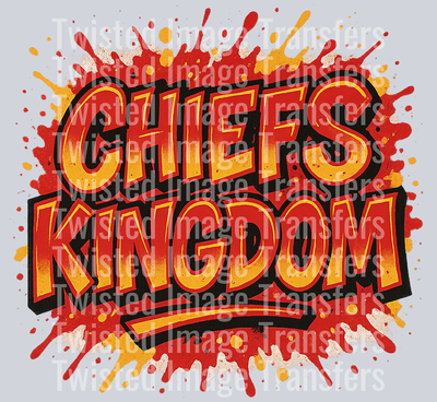 Chiefs Kingdom Color Drip