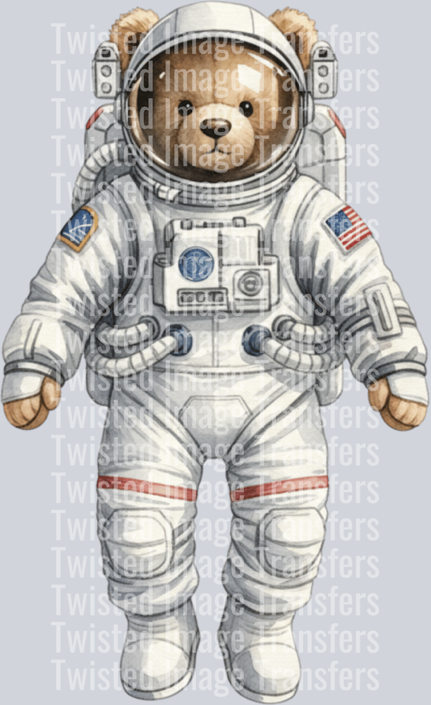 Astronaut Teddy Bear DTF (direct-to-film) Transfer – Twisted Image ...