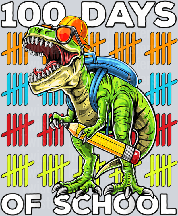 100 Days of School Dinosaur