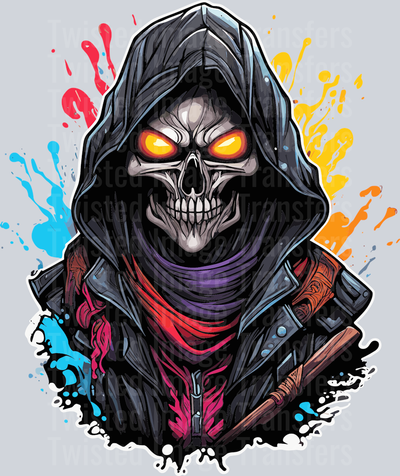 Death Face Color Drip