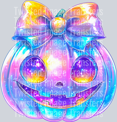 Iridescent Pumpkin Face