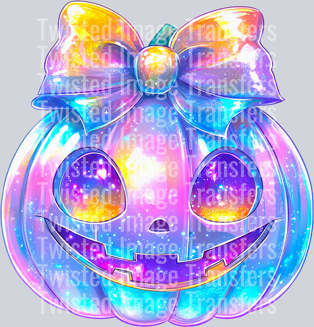 Iridescent Pumpkin Face