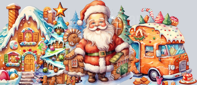 Santa claus Gingerbread Christmas