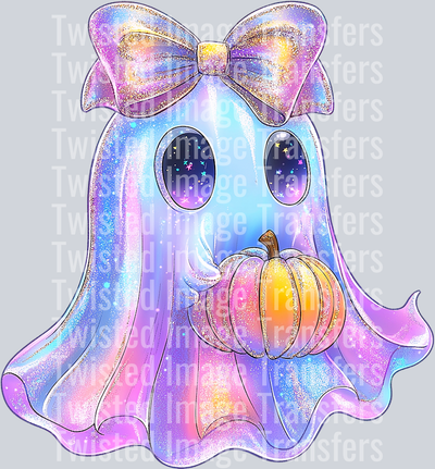 Iridescent Ghost With Stars in Eyes