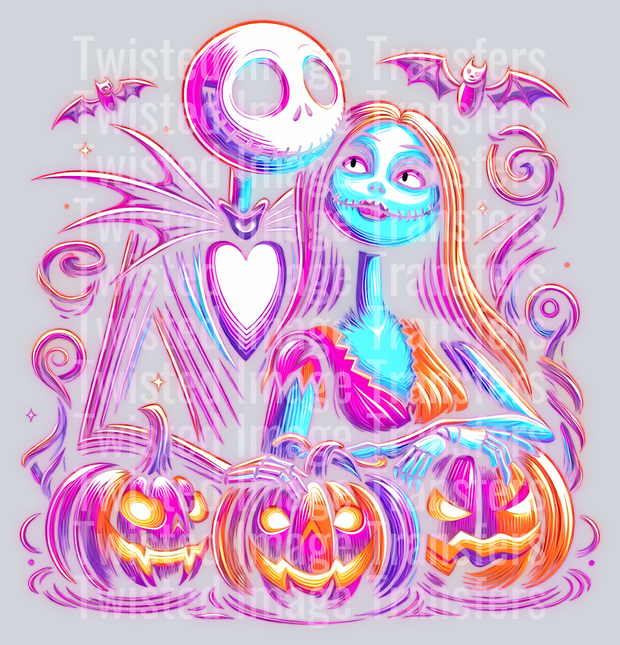 Neon Halloween Pair