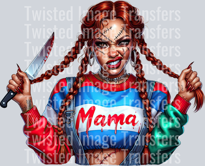 Halloween Mama in PigTails