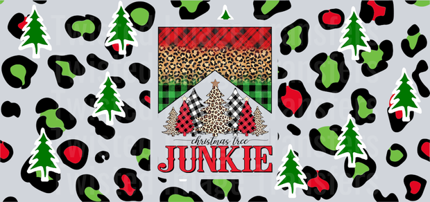 christmas Junkie tree-christmas leopard
