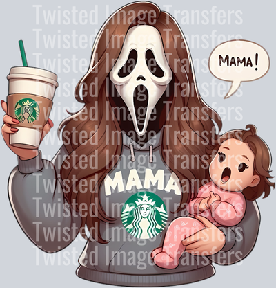 Halloween Mama Holding Baby