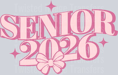 Senior 2026 Two Toned Pink
