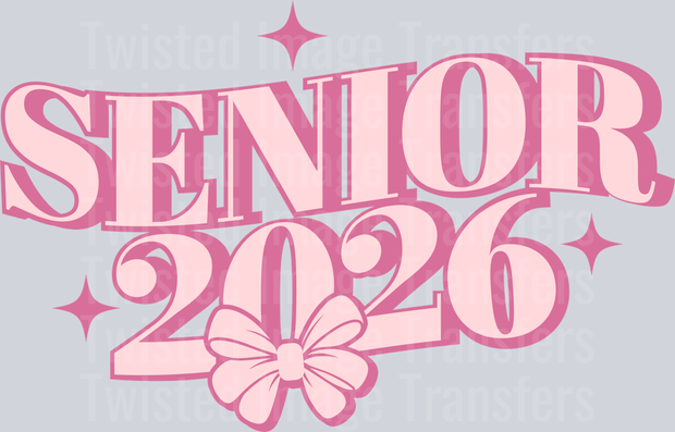 Senior 2026 Two Toned Pink