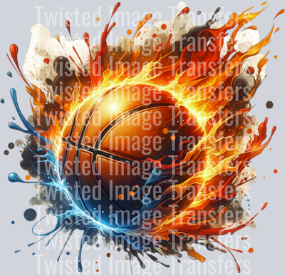 Drip Flames Basketball