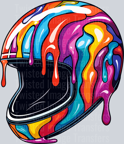 Helmet Color Drip