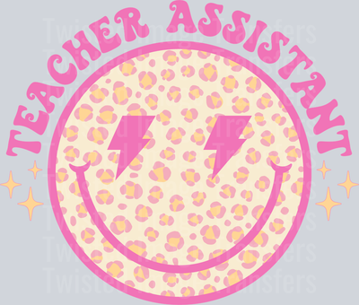 Retro Smiley Teacher Assistant_