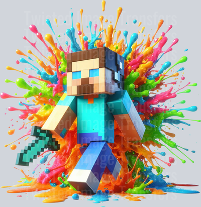 Colorful Color Drip Minecraft