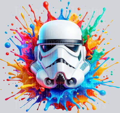 Stormtrooper Color Drip