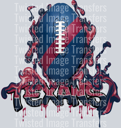 Football & Flames Texans
