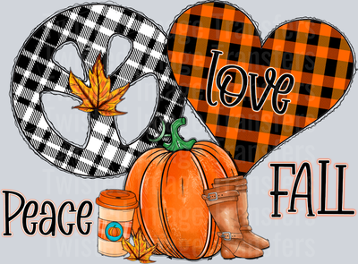 Peace Love Pumpkin
