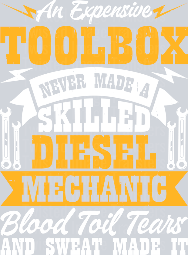 Tool Box in Yellow Font – Twisted Image Transfers