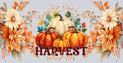Harvest Vibes 16oz UV DTF Libby Cup Wrap