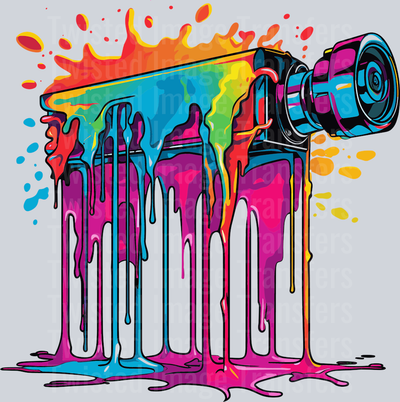 Image in Color Drip