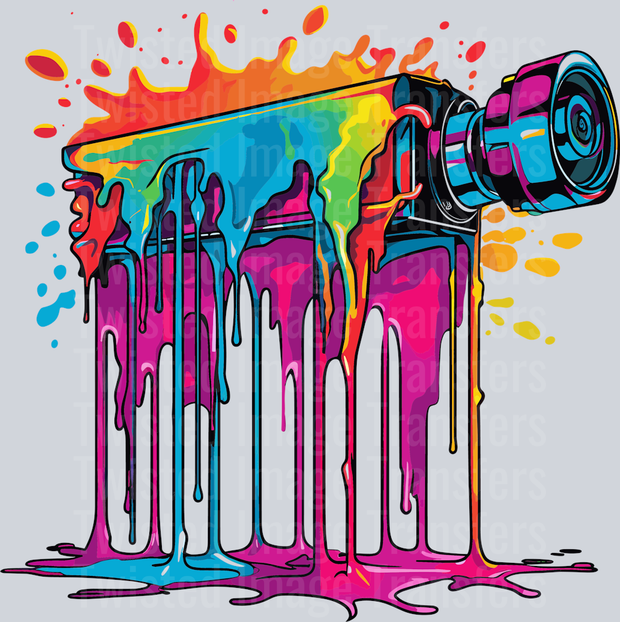 Image in Color Drip