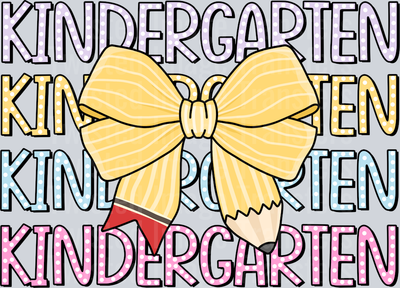 Stacked Kindergarten With Bow