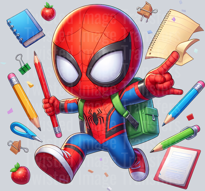 Spidey School Supplies