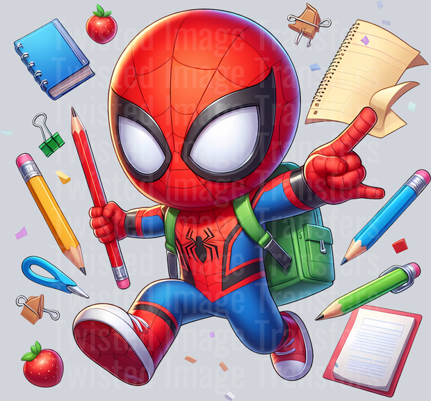 Spidey School Supplies