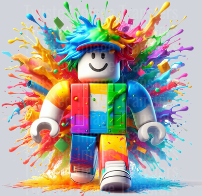 Color Drip Roblox in Tennis Shoes