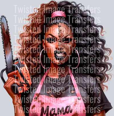 Chainsaw Halloween Mama