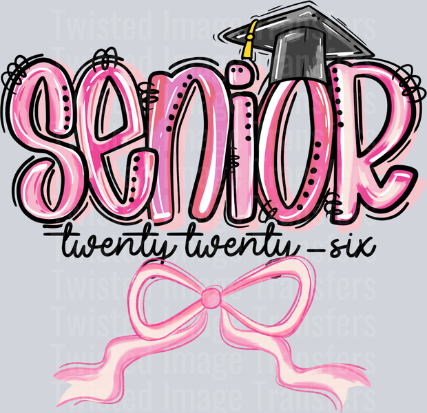 Pink Senior Twenty Twenty Six