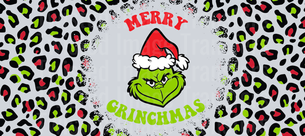 Merry Grinchmas With Christmas Leopard