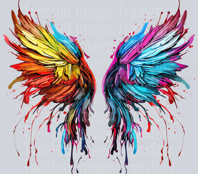 Wings of Color Color Drip