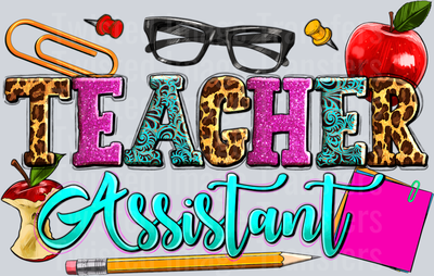 Teacher Assistant with Apple