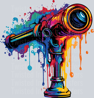 Colorful Telescope Color Drip