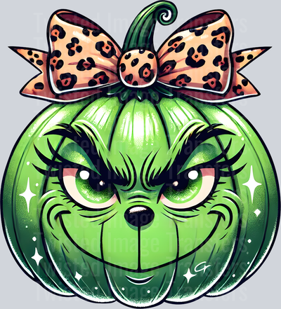 The Grinch Pumpkin Head Nilkki Halloween