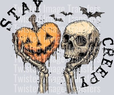 Stay Creepy Skeleton Hands