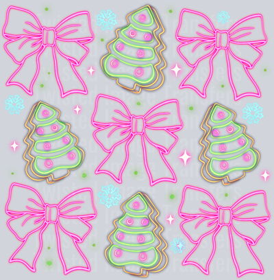 Neon Tree Cookies and Bows
