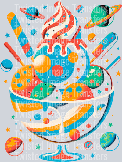Galaxy Space Science Ice Cream